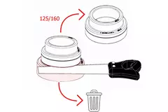 Reduzierstück für isoliertes Rohr 125/160/200mm
