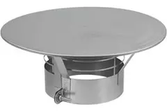 Regenhaube mit Maschenweite 180 mm I316L (D0,5)