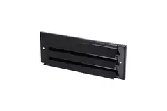 Außenwandgitter für Aufputzmontage 300mm x 100mm SCHWARZ