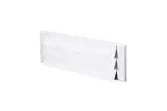 Außenwandgitter für Oberflächenmontage 300mm x 100mm WEISS