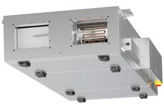 Ruck ETA-F Lüftungsgeräte mit WRG und Warmwasserheizregister - Deckenmontage 870 m³/h - Rechts