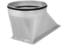 Ruck® Übergang Kanal/Rohr - 500x200 - Ø315 mit Gummi - UKR 1050 315