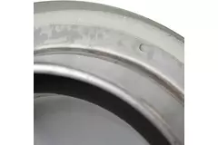 Abluft Edelstahl Ventil Ø 100 mm mit Montagering - DVS100Y/1
