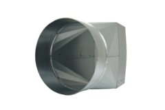 Adapter 220x80 mm auf 160 mm Durchmesser für Rohrleitungen