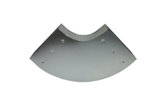 Biegung 90 Grad 220x80 mm waagerecht für Kanalisation