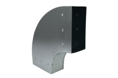 Biegung 90 Grad 220x80 mm waagerecht für Kanalisation