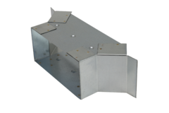 Seitenanschluss 220x80 mm für Abgasrohr