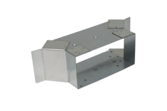 Seitenanschluss 220x80 mm für Abgasrohr