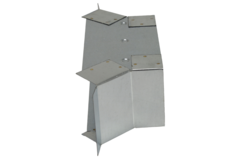Seitenanschluss 220x80 mm für Abgasrohr
