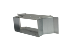 Seitenanschluss 220x80 mm für Abgasrohr
