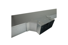 Seitenanschluss 220x80 mm für Abgasrohr
