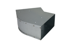 Biegung 45 Grad 220x80 mm horizontal für Kanalisation