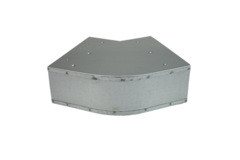 Biegung 45 Grad 220x80 mm horizontal für Kanalisation