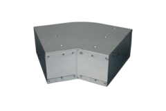 Biegung 45 Grad 220x80 mm horizontal für Kanalisation