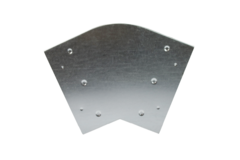 Biegung 45 Grad 220x80 mm horizontal für Kanalisation