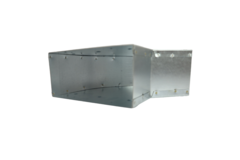 Biegung 45 Grad 220x80 mm horizontal für Kanalisation