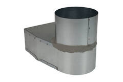 Schieferwinkel 220x80 mm bis Durchmesser 125 mm für Rohrleitungen