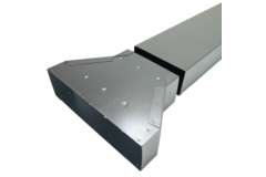 Flachkanal Reduzierstück 300x80 - 220x80 mm