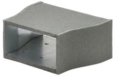 Thermoduct-Reduzierstück 220x80 auf 170x80 für Rohrleitungen