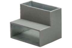 Thermoduct Bogen für Flachkanal 90º 220x80 mm Vertikal