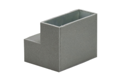 Thermoduct Bogen für Flachkanal 90º 220x80 mm Vertikal