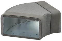 Thermoduct Bogen 45 Grad 170x80 horizontal für Kanalisation
