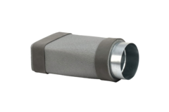 Thermoduct Reduzierstück 220x80 mm nach Rohr Ø 125 mm