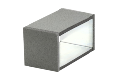 Thermoduct Verbindungsstück für Flachkanal, 220x80 mm, L=100 mm