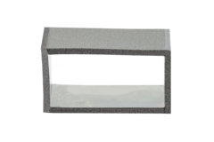 Thermoduct Verbindungsstück für Flachkanal, 220x80 mm, L=100 mm