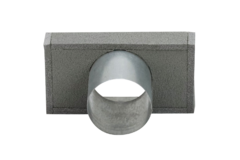 Thermoduct Deckel mit Rohranschluss 220x80 mm nach Ø 80 mm