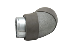 Thermoduct Bogen Durchmesser 80mm 90 Grad (nicht safe)