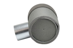 Thermoduct Ventilanschluss Ø 125 mm nach Ø 80 mm für Tunnelbau