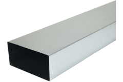 Verzinkter eingegossener Kanal 220x80 mm nach Länge 1500 mm