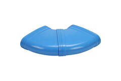 Wavin Ventiza Bogen 90 Grad PVC oval 235x80 mm horizontal M/M