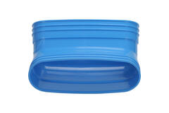 Wavin Ventiza Bogen 45 Grad PVC oval 235x80 mm vertikal M/M