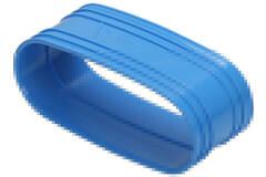 Wavin Ventiza PVC Klebemuffe oval 195x80 mm M/M