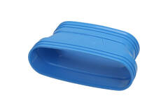 Wavin Ventiza Verlauf PVC oval 235x80 mm auf 195x80 mm M/M