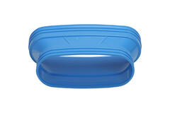 Wavin Ventiza Verlauf PVC oval 235x80 mm auf 195x80 mm M/M