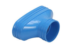 Wavin Ventiza Verlauf PVC oval 195x80 mm auf 80 mm M/M