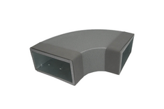 Thermoduct Bogen für Flachkanal 90º 220x80 mm Horizontal
