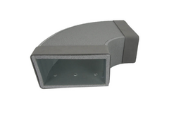 Thermoduct Bogen für Flachkanal 90º 220x80 mm Horizontal