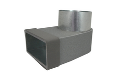 Thermoduct Rohranschluss 220x80 mm nach Ø 160 mm