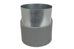 Thermoduct Rohranschluss 220x80 mm nach Ø 160 mm