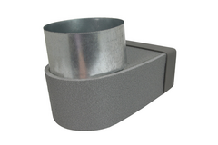 Thermoduct Rohranschluss 220x80 mm nach Ø 160 mm