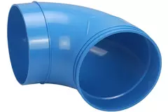 Wavin Ventiza 90 Grad Bogen PVC rund 160 mm M/S