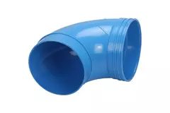 Wavin Ventiza 90 Grad Bogen PVC rund 160 mm M/S