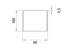 Wavin Ventiza PVC Klebemuffe rund 160 mm M/M