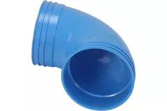 Wavin Ventiza 90 Grad Bogen PVC rund 125 mm M/M