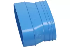 Wavin Ventiza Verlauf PVC oval 235x80 mm auf 195x80 mm M/S