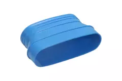 Wavin Ventiza Verlauf PVC oval 235x80 mm auf 195x80 mm M/S